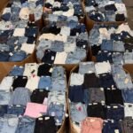 Mixed Brand Jeans Wholesale Pallet — 500 Pieces, Grade A, Levis Diesel Wrangler