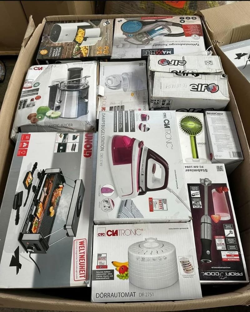 Premium Kitchen Small Appliances Wholesale Pallet — 100 Units, Grade A