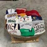 Mixed T-shirts Wholesale Pallet — 300 Pieces, Grade A, Multi-size