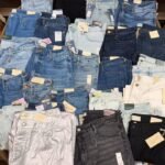 Mixed Brand Jeans Wholesale Pallet — 500 Pieces, Grade A, Levis Diesel Wrangler